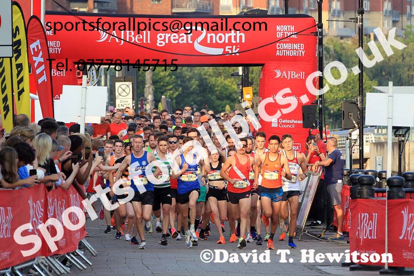 AJ Bell Great North 5k, Newcastle Quayside.  Photo: David T. Hewitson/Sports for All Pics